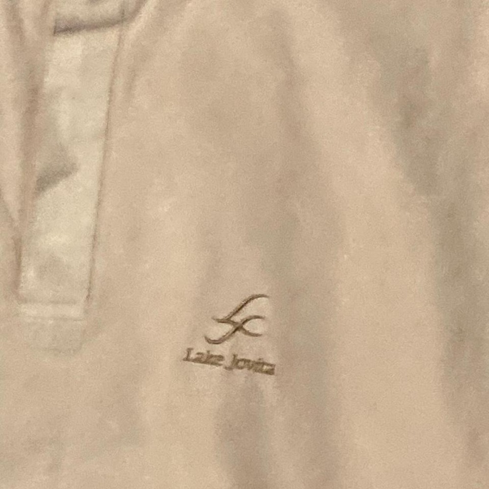 Zero restriction vintage 80s poly golf gilet embroidery khaki snaps - Picture 2 of 8